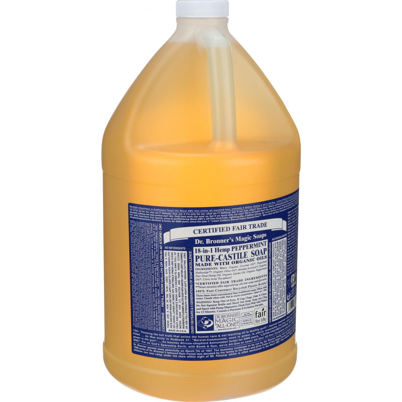 닥터브로너스 [대용량] 매직 리퀴드 솝, 1 Gallon (3,776 ml)