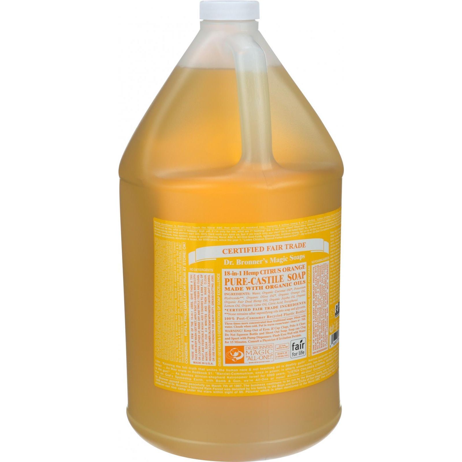 닥터브로너스 [대용량] 매직 리퀴드 솝, 1 Gallon (3,776 ml)