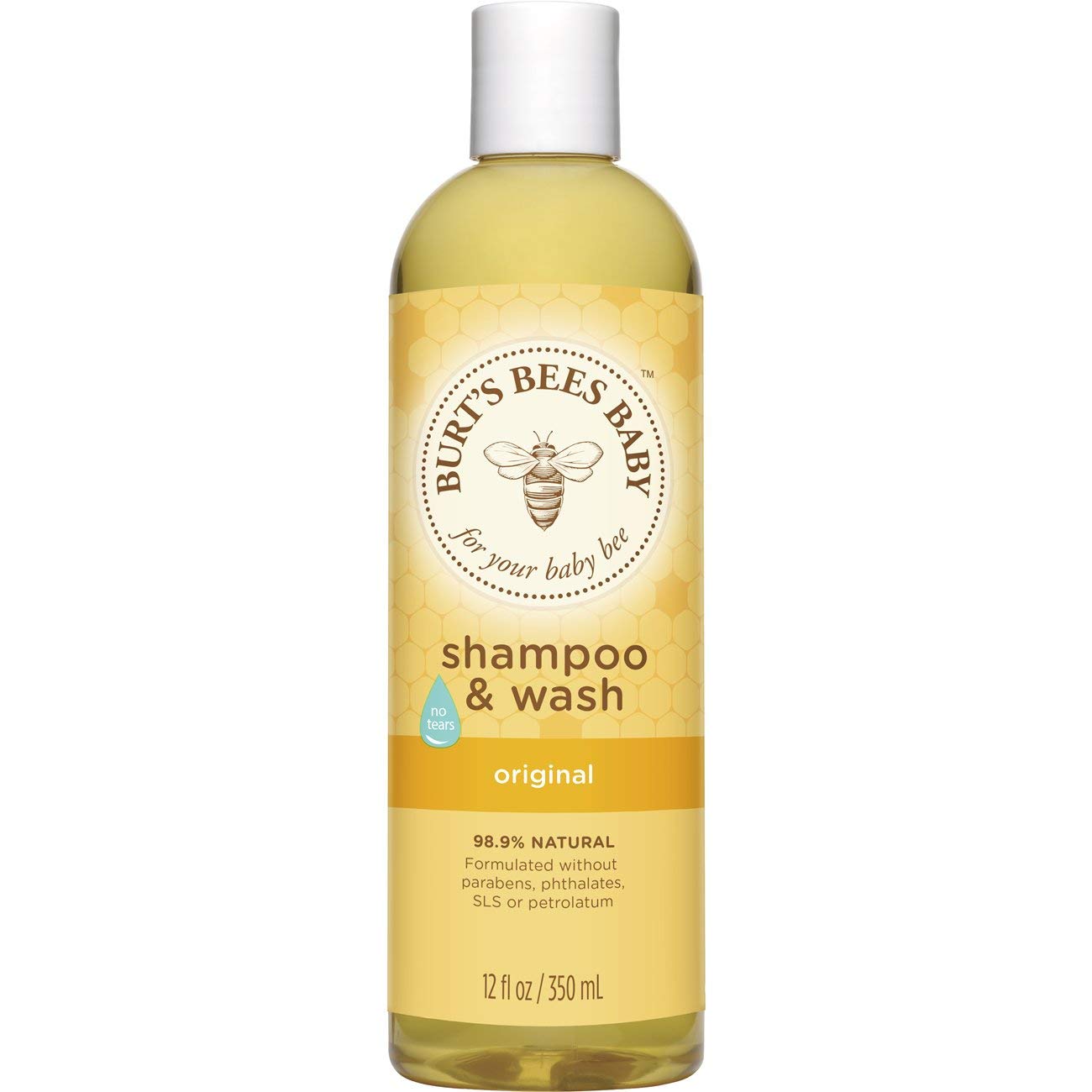 버츠비, 베이비 샴푸 & 워시, 오리지날, 12 fl oz (350 ml)