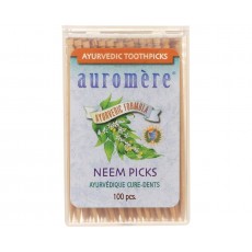 Auromere, 아유르베딕 Neem 이쑤시개, 100 ct