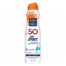 키스 마이 페이스, Cool Sport SPF50 Continuous Spray, 6 oz