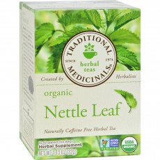 Traditional Medicinals, Organic Nettle Leaf Tea (유기 쐐기풀잎 차), 16 bag