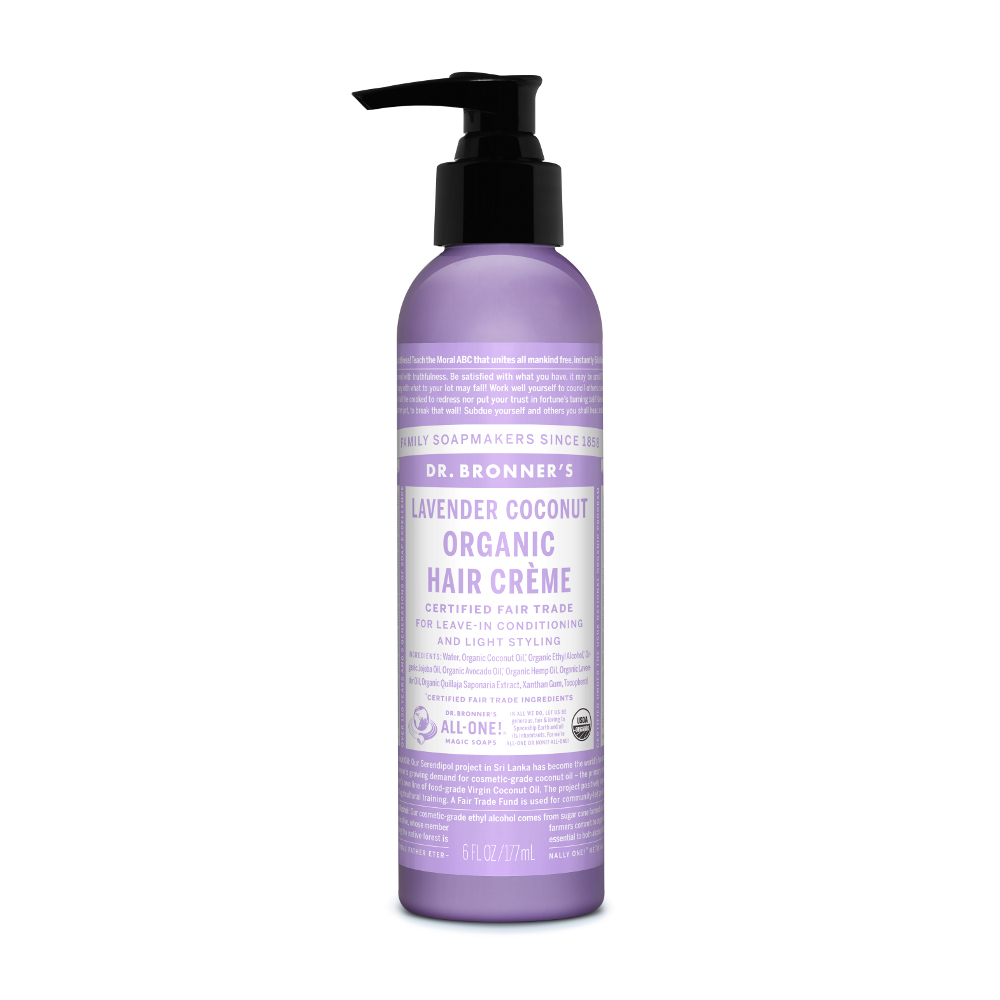 닥터브로너스, 유기농 헤어 스타일 크림, 6 fl oz (178 ml)