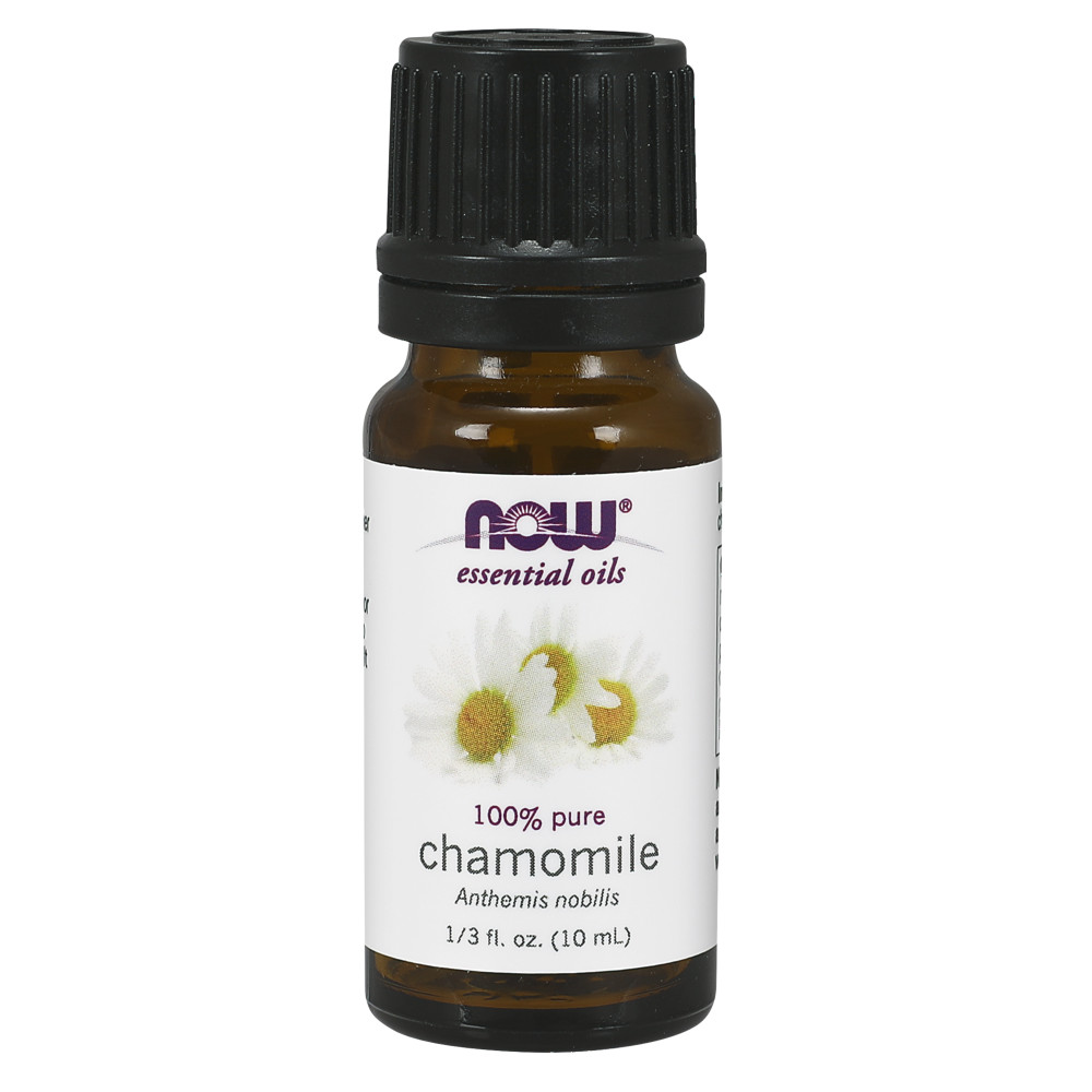나우 Now, 100% 퓨어, 카모마일 에센셜 오일, 1/3 fl oz (10 ml)