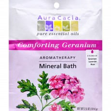 아우라카시아, 미네랄 배쓰 Comforting Geranium, 2.5 oz (70.9 g)