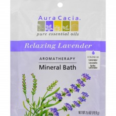 아우라카시아, 미네랄 배쓰 Relaxing Lavender, 2.5 oz (70.9 g)