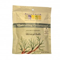 아우라카시아, 미네랄 배쓰 Meditating Cedarwood, 2.5 oz (70.9 g)