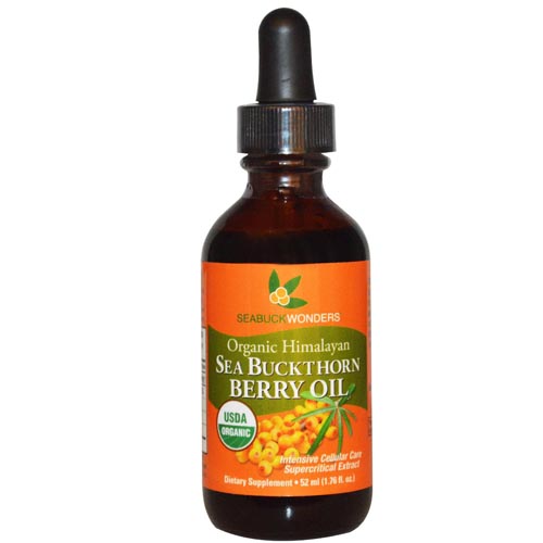 SeaBuckWonders, 오가닉 히말리안 씨벅톤 베리오일, 인텐시브 셀률러 케어, 1.76 oz (52 ml)