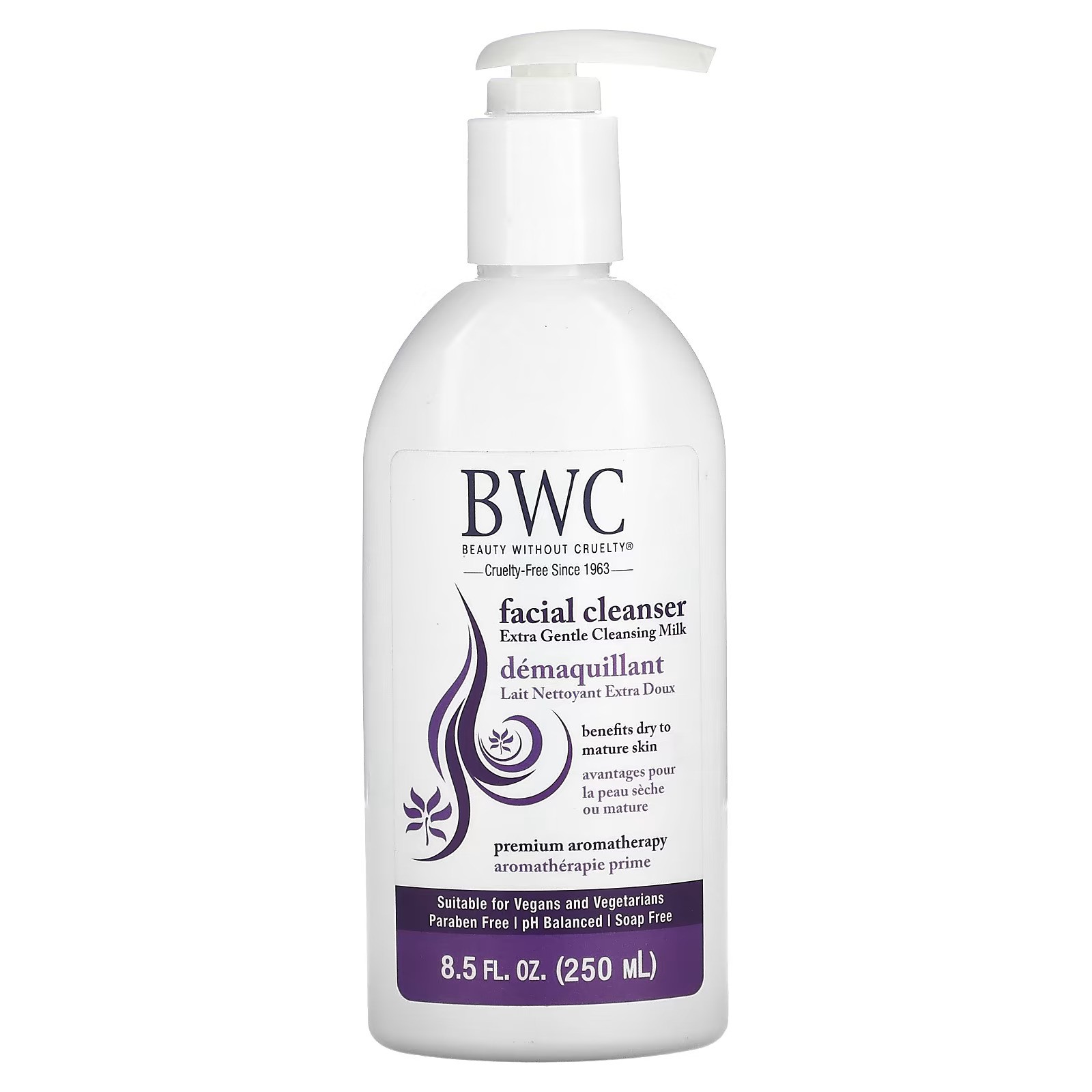 BWC, 엑스트라 젠틀 클렌징 밀크, 8.5 fl oz (250 ml)