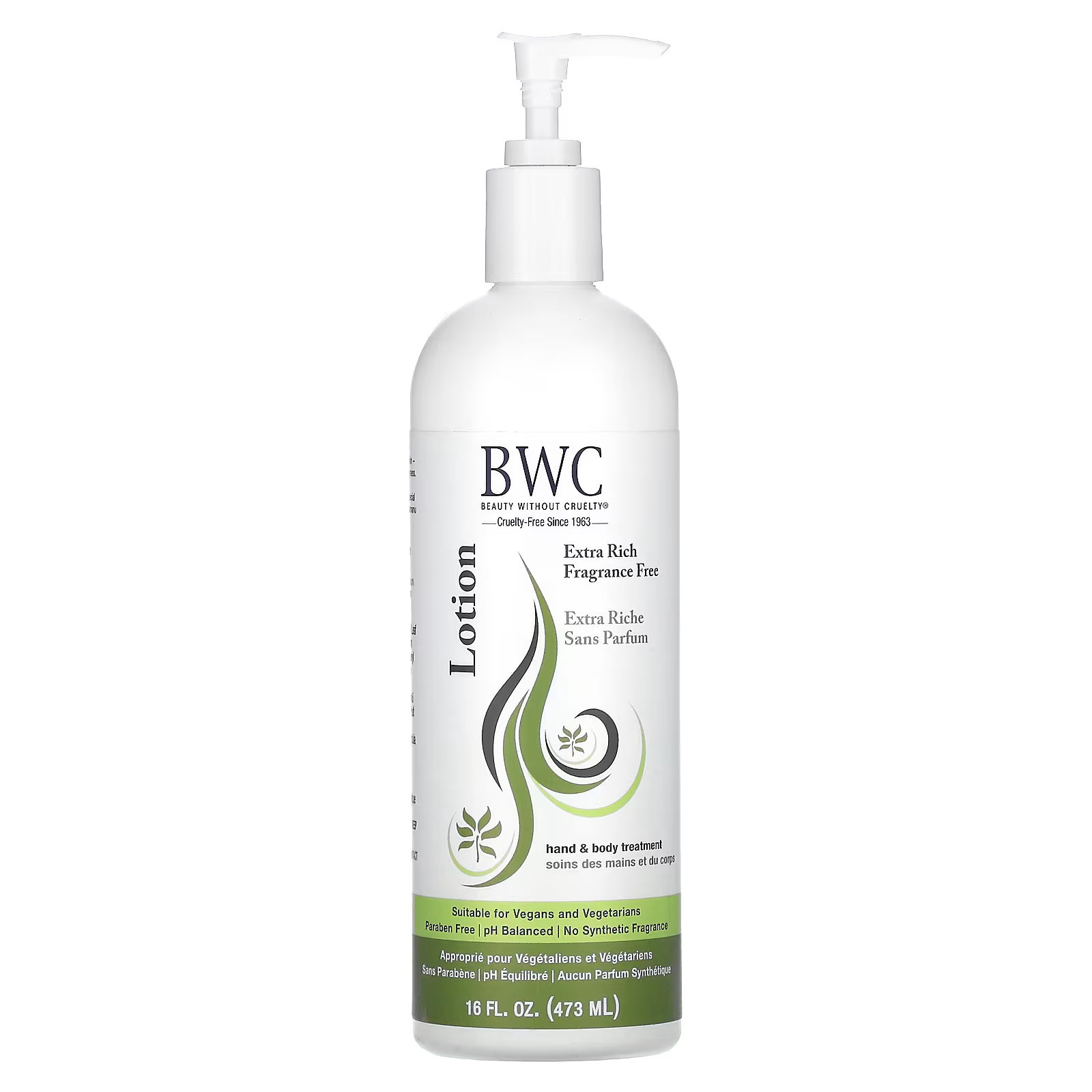 BWC, 엑스트라 리치 무향 바디로션, 16 fl oz (450 ml)