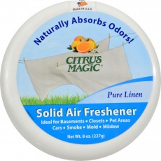시트러스매직, 솔리드 에어 프레셔너 (Pure Linen), 8 oz (227 g), 1 Air Freshener