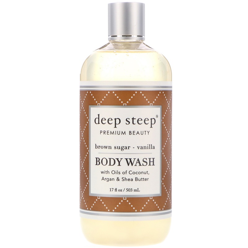 Deep Steep, 오가닉 바디 워시 [향 선택], 17 oz (503 ml)