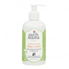 Earth Mama Angel Baby, 스위트 오렌지 베이비 로션, 바닐라 오렌지, 8 fl oz (240 ml)