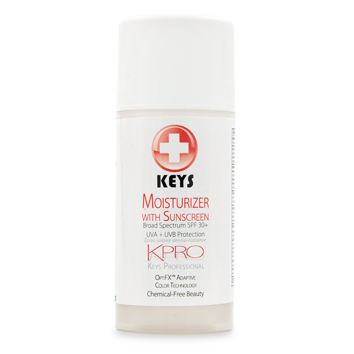 KEYS, KPRO 틴티드 모이스춰라이저 with 썬스크린 SPF 30, 3.4 oz (100 ml)