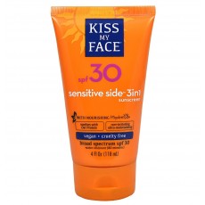 키스 마이 페이스, 센스티브 사이드 3 in 1 SPF 30, 4 oz (118 ml)