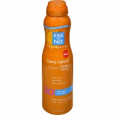 키스 마이 페이스, Bare Naked 바디 미스트 SPF 30, 6 fl oz (177 ml)