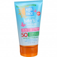 키스 마이 페이스, Baby's First Kiss SPF50 로션, 4 fl oz (118 ml)