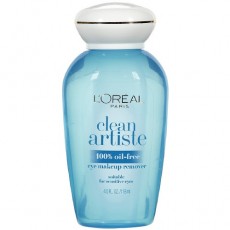 로레알, 클린 아티스트 100% 오일프리 아이 메이크 업 리무버, 118 ml (4 fl oz)