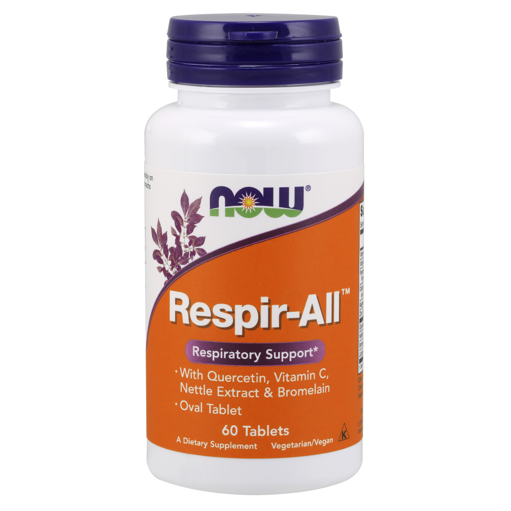  나우 Now, Respir-All, 60 타블렛