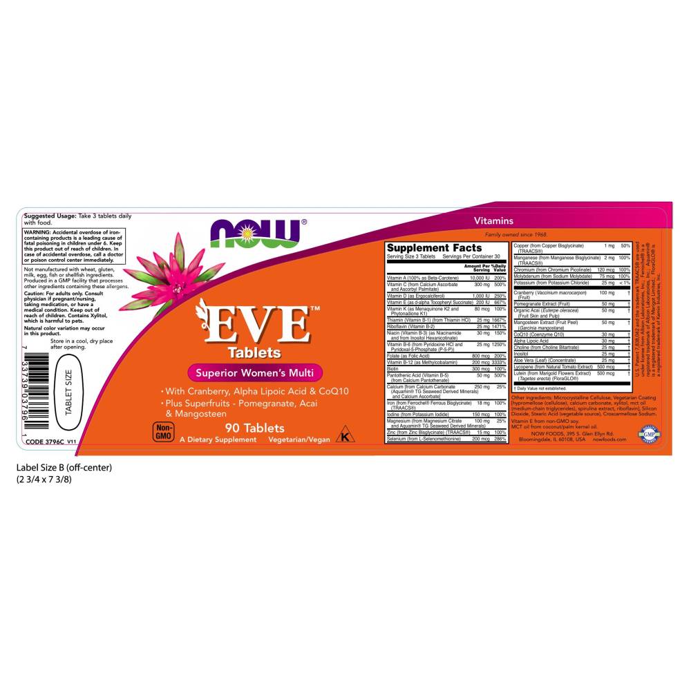 나우 Now, Eve A Superior Womans Multiple, 90 타블렛