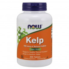 나우 Now, Kelp 150 mcg, 200 타블렛