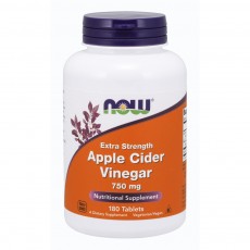  나우 Now, Apple Cider Vinegar, 엑스트라 스트렝스, 750 mg, 180 타블렛