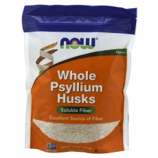  나우 Now, Whole Psyllium Husks, 16 oz (454 g)