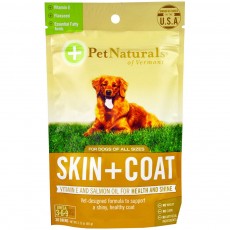 Pet Naturals of Vermont, 강아지 전용 피부 + 털, 30 개