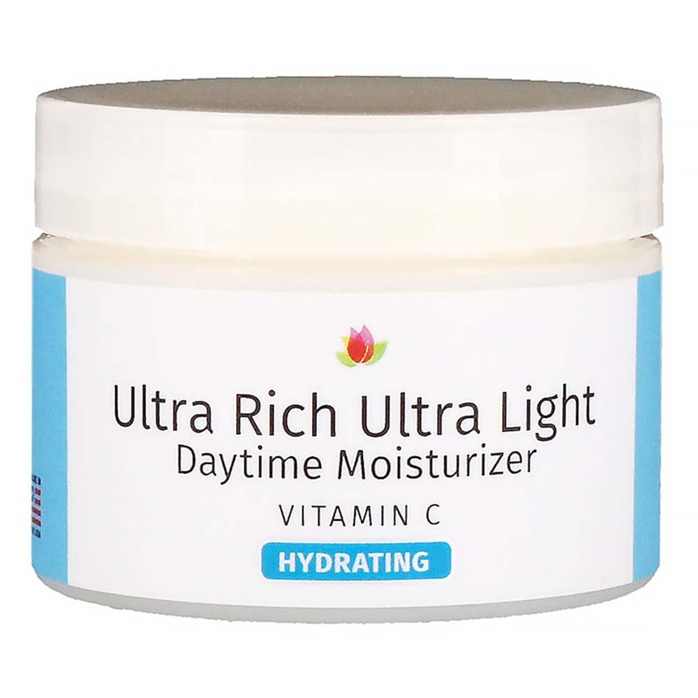 리비바 랩, 울트라 리치 울트라 라이트 데이타임 모이스쳐라이져 with Vitamin C, 1.5 oz (42 g)