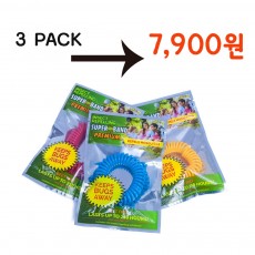 수퍼밴드, 3 PACK프리미엄 벌레물림 방지 밴드 (랜덤 색상)