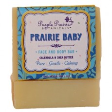 퍼플 프레리, Prairie Baby Bar Soap, 4 oz (민감성./아기용)