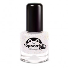 Hopscotch Kids, 무독성 메니큐어 반짝이 탑 코트 With Glitter (CLEAR) , 7 ml