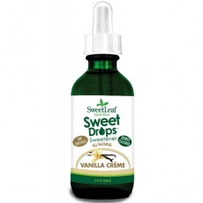 SweetLeaf, 리퀴드 스테비아, 스위트드랍 (천연 감미료), 바닐라 크림, 2 oz (60 ml)