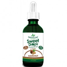 SweetLeaf, 리퀴드 스테비아, 스위트드랍 (천연 감미료), 헤이즐넛, 2 oz (60 ml)