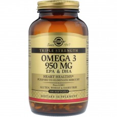 솔가, 오메가 3 EPA & DHA, 950 mg, 100 Softgels