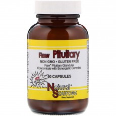 [구매대행] Natural Sources, 로우 뇌하수체 보충제 (Raw Pituitary) 80 mg, 50 capsules