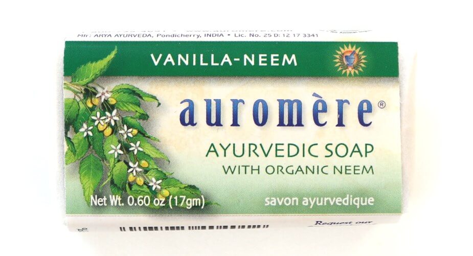 Auromere, 아유르베딕 바 솝, 바닐라 님, 0.71 ounce