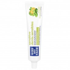 키스 마이 페이스, 민감한 젤 화이트닝 치약 with 알로에 베라 쿨 오렌지 민트, 4.5 oz