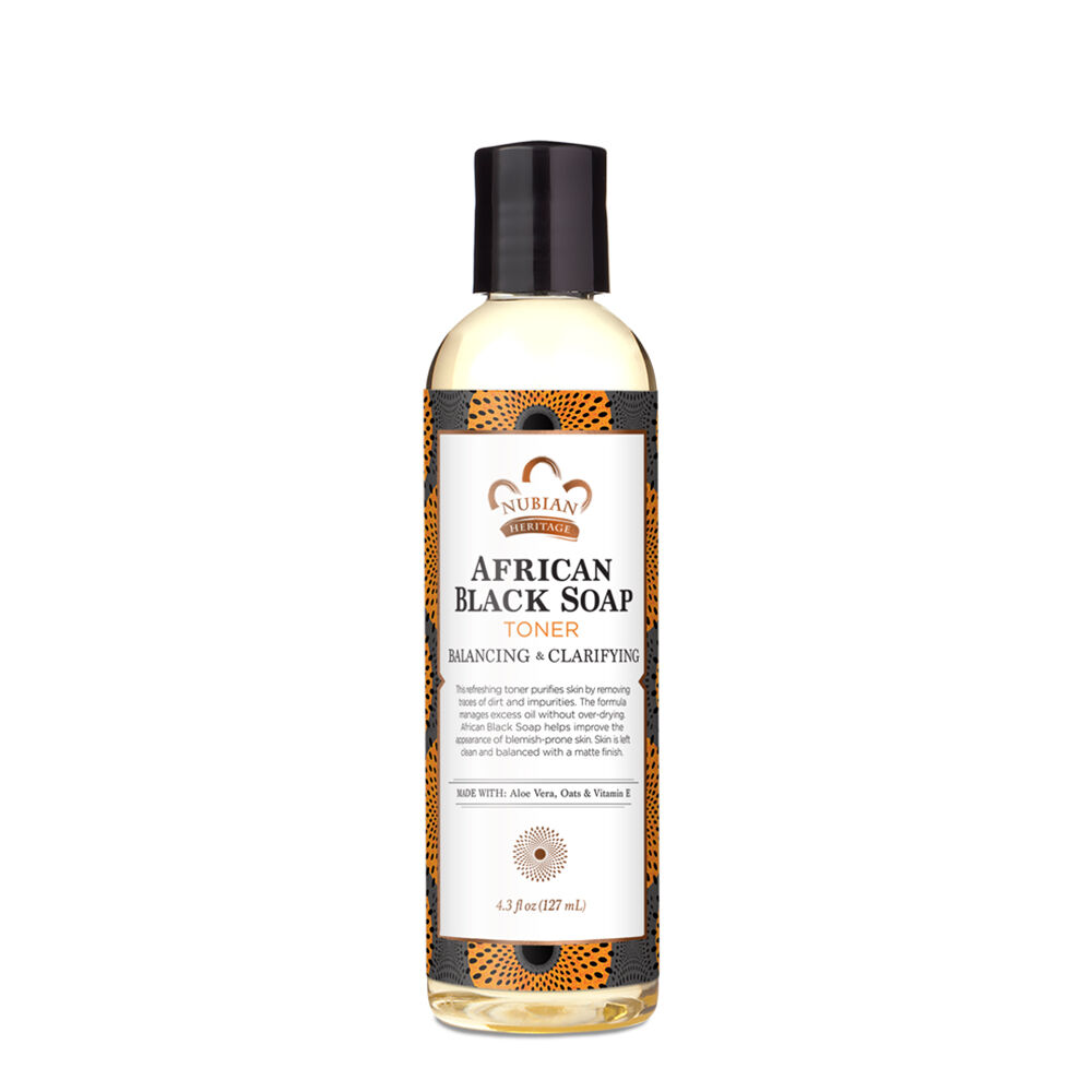 누비안 헤리티지, 아프리칸 블랙 솝, 페이셜 토너, 4.3 fl oz