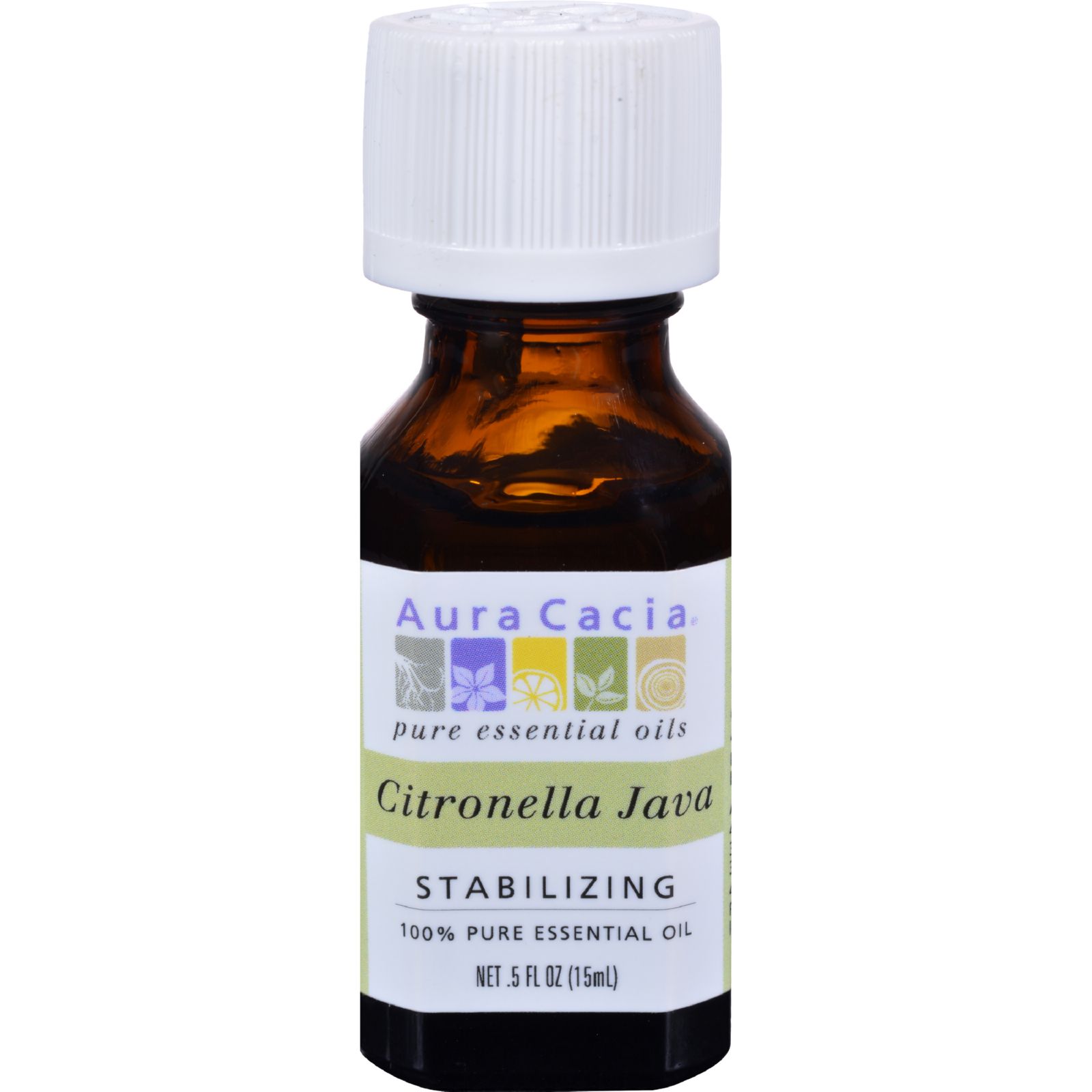 아우라카시아, 에센셜 오일 (시트로넬라), .5 fl oz (15 ml)