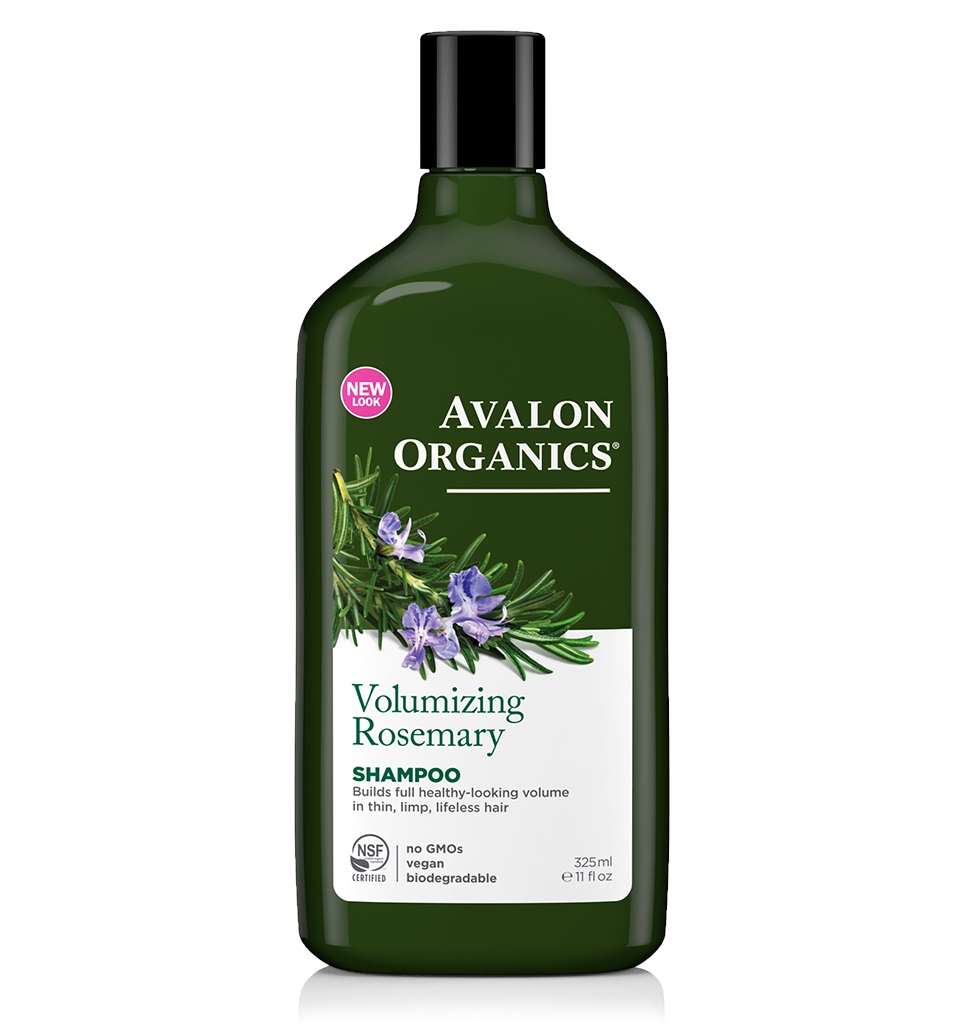 아발론 오가닉스, 로즈마리 볼류마이징 샴푸, 11 fl oz (325 ml)