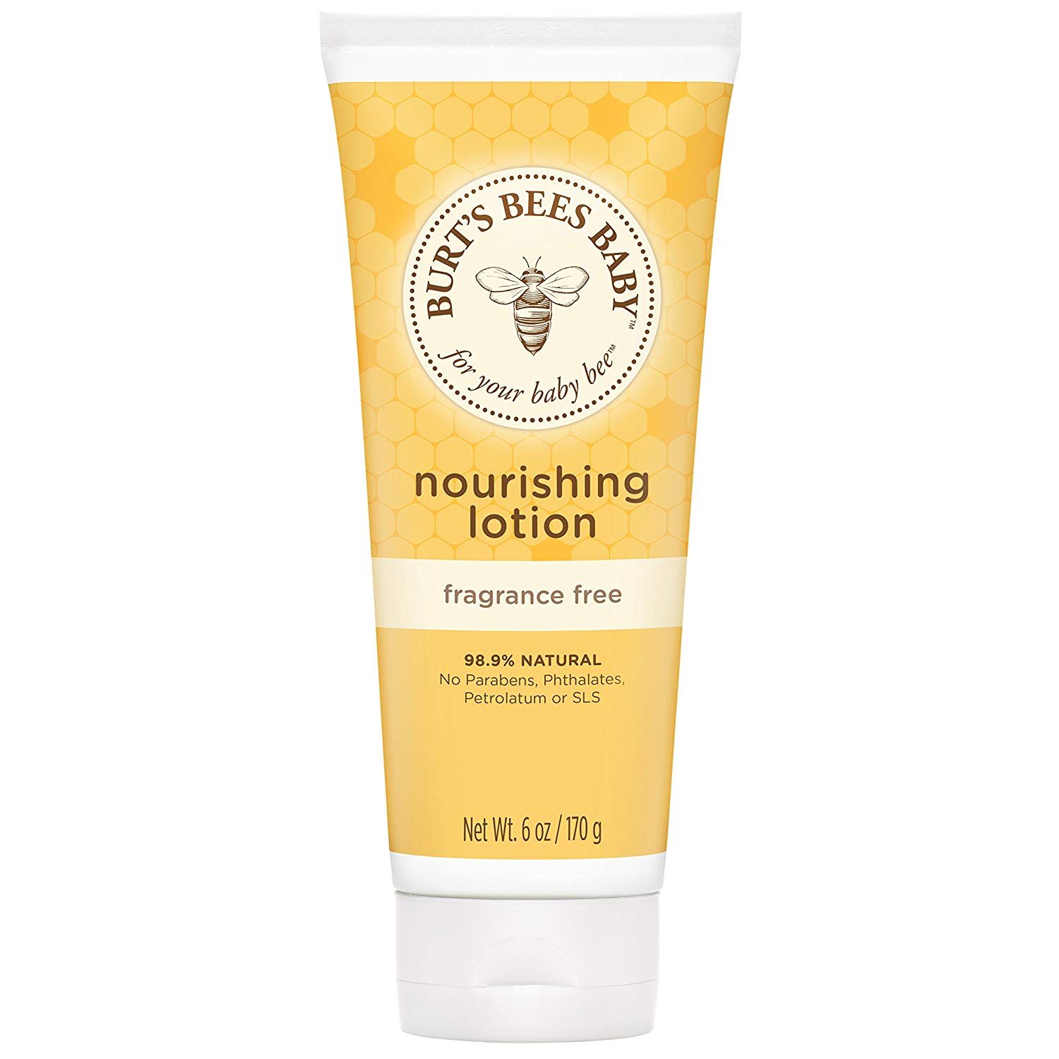 버츠비, 베이비비 너리슁 로션, 튜브형 [무향] , 6 fl oz (170 g)