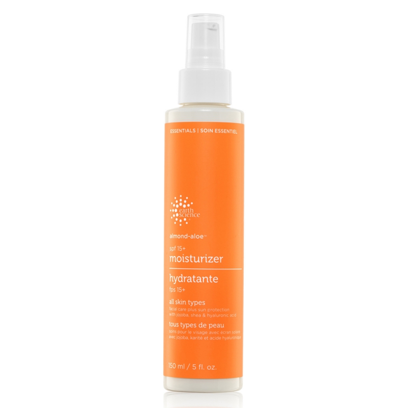 얼쓰 싸이언스, 아몬드-알로에 페이셜 모이스춰 라이저 SPF 15 로션, 5 fl oz (150 ml)