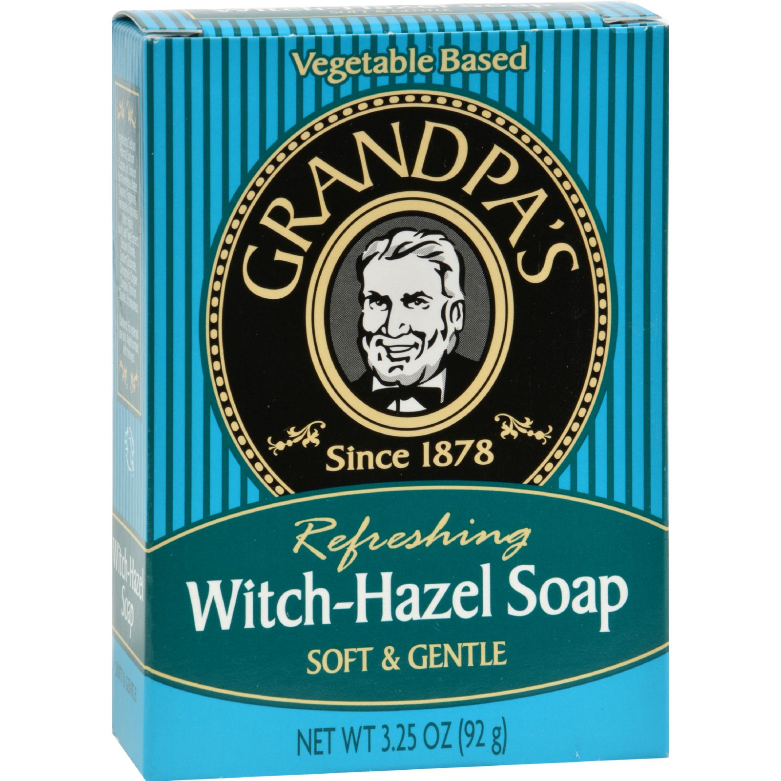 Grandpa\'s, 천연 위치헤즐 비누, 3.25 oz (92 g)