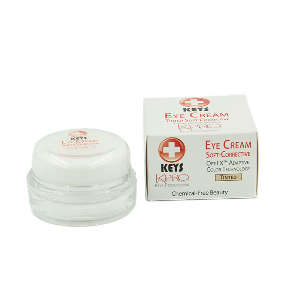 KEYS, KPRO, 틴티드 소프트 코렉티브 아이 크림, 0.5 oz (15 ml)