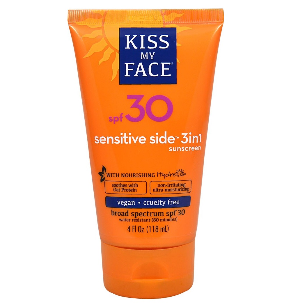 키스 마이 페이스, 센스티브 사이드 3 in 1 SPF 30, 4 oz (118 ml)