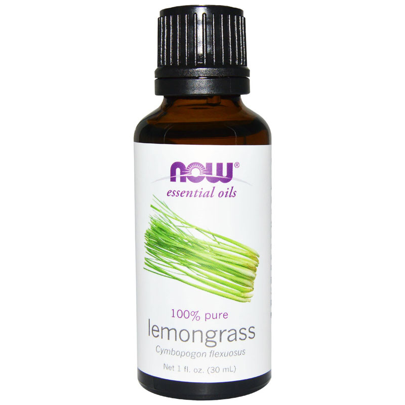나우 Now, 100% 퓨어 레몬그라스 에센셜 오일, 1 fl oz (30 ml)