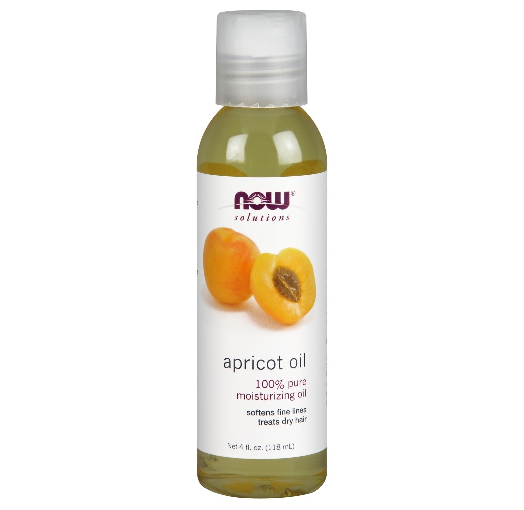나우 Now, 100% 퓨어, 살구 오일, 4 fl oz (118 ml)