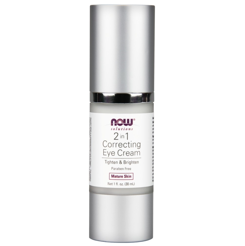 나우 Now, 2 in 1 커렉팅 아이 크림, 1 fl oz (30 ml)