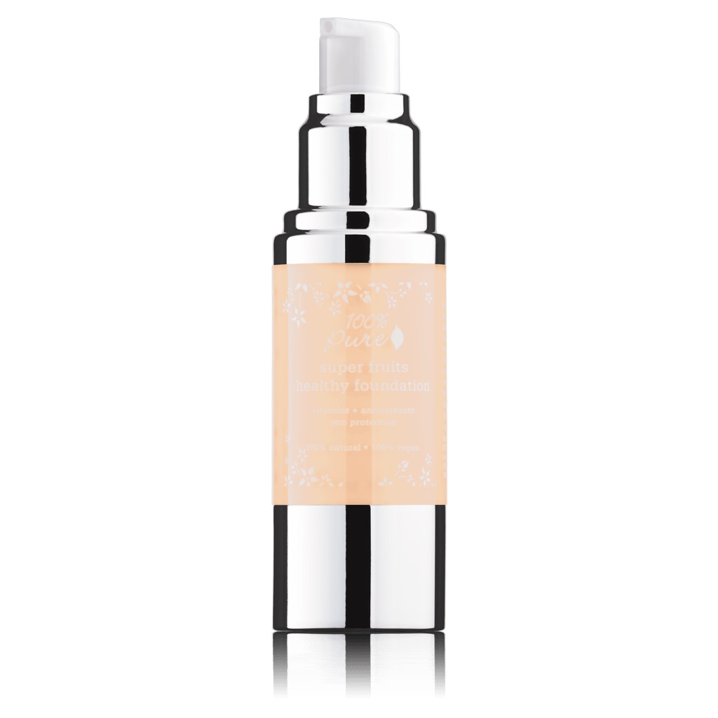 100% Pure, 과일추출물 풀커버리지 파운데이션, (크림) SPF 20, 1 oz / 30 ml